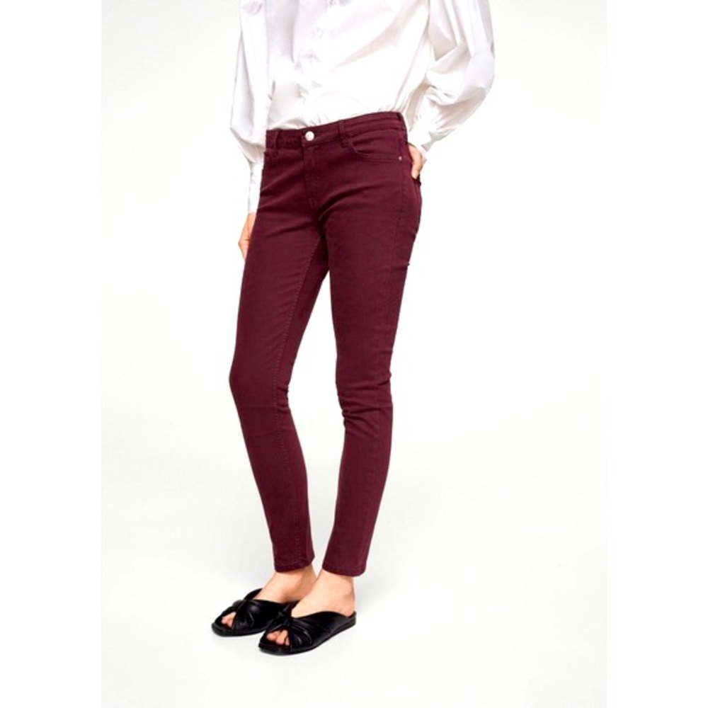MANGO jeans skinny red size 6